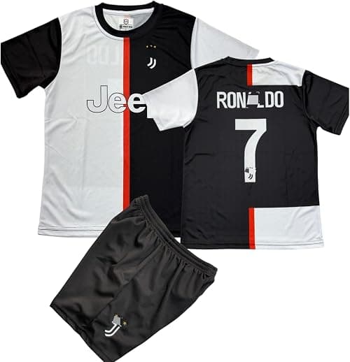 2019-2020 Classic Juve Home Style RO'NALD0#7 Official Replica Jersey Kit -Youth & Kids Soccer Training Set ((T-Shirt, Shorts,) MADRID on Amazon.ae - Price Tracker
