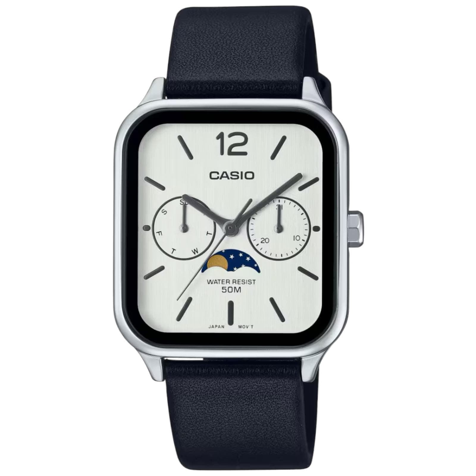 Casio Men's Watch - MTP-M305L-7AVDF White Dial, Black Band on Amazon.ae - Price Tracker