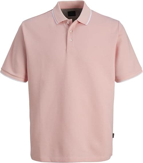 JACK & JONES Mens JPRBLAETHAN DETAIL SS POLO SN Polo-Shirt على Amazon.ae - متتبع الأسعار
