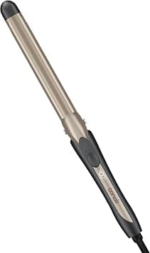 INFINITI PRO CONAIR Tourmaline Ceramic Long Barrel 1-Inch XL Curling Iron, 1-Inch Extra Long Barrel Produces Classic Curls, Hair Curler for Use on Short, Medium, and Long Hair, Champagne/Charcoal Grey على Amazon.ae - متتبع الأسعار