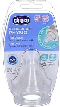 Chicco Teat Perfect 5 with Anti-Colic Effect, Nipple for Wide Neck Feeding Bottles, Fast Flow, for Babies 4m+ (Pack of 2) - Amazon.ae Price Tracker