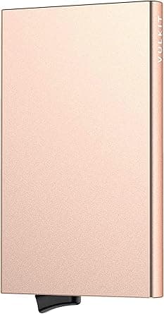 Pop Up Wallet, Slim Minimalist Credit Card Holder For Men and Women RFID Blocking Mini Metal Case on Amazon.ae - Price Tracker