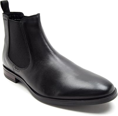 Thomas Crick Men's Chelsea Boots – Genuine Leather – Classic Formal Ankle Boots for Office & Occasion على Amazon.ae - متتبع الأسعار