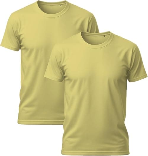Heavy T-shirt From Cottonia, Premium Quality, Compact Cotton, Nano Technology for Men,220GSM on Amazon.ae - Price Tracker