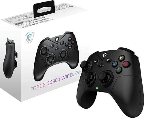 MSI FORCE GC300W Gaming Controller: 2.4 GHz, Bluetooth, USB Type C to A, 20 Hour Battery Life, Interchangeable D-Pad Covers and Dual Vibration Motors, Wired/Wireless on Amazon.ae - Price Tracker
