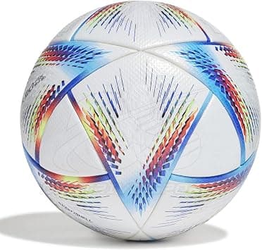 football Unisex-adult World Cup Training Soccer Football Ball, Premium Quality with Excellent Bounce and Shape Retention with football pump على Amazon.ae - متتبع الأسعار