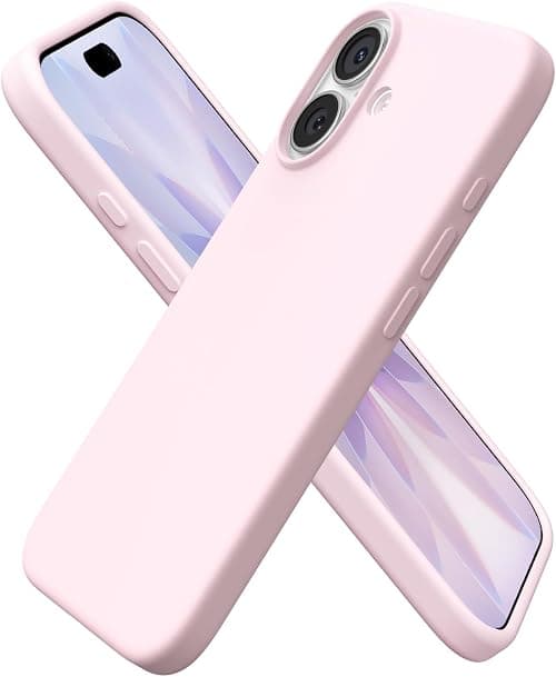 ORNARTO Compatible with iPhone 17 Case 6.3", Slim Liquid Silicone 3 Layers Full Covered Soft Gel Rubber 17 Phone Cases Cover 6.3 inch-Chalk Pink on Amazon.ae - Price Tracker