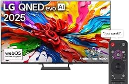 LG 85QNED93A 144Hz QNED evo AI Smart 4K TV, 85 Inch Size - Best Deal Finder