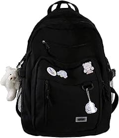 Cute Aesthetic Backpacks, School Backpack Teen Lightweight College Daypack for Teens Girls Women Students - Amazon.ae Price Tracker