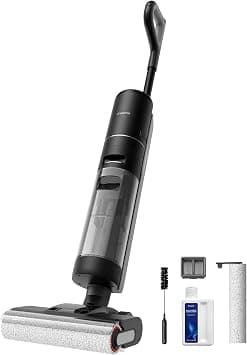 Dreame H12 PRO Cordless Wet Dry Vacuum Cleaner, Hot Air Drying, Self-Cleaning, Dual-Sided Edge Cleaning, Smart Messes Detection, 35min Long Runtime, Smart Floor Washer for Hard Floors على Amazon.ae - متتبع الأسعار