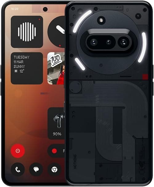 Nothing Phone (3a) 128 GB - mobile phone with 32 MP front camera, 30x ultra zoom, 50W fast charging and 6.77" FHD+ flexible AMOLED display - Black on Amazon.ae - Price Tracker