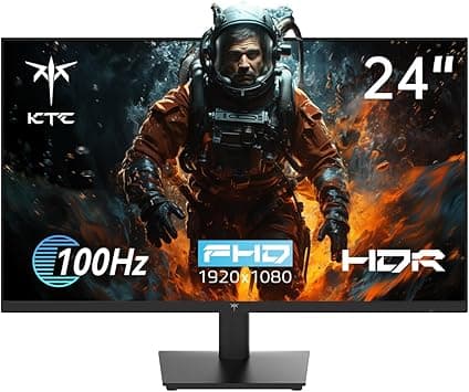 KTC 24 Inch FHD 1080P 100Hz Computer Monitor, VA Panel FreeSync PC Gaming Monitor, HDMI VGA Ports, HDR, 4000:1 Contrast, LowBlue Mode, Ergonomic Tilt Eye Care for Home Office on Amazon.ae - Price Tracker