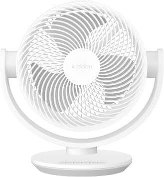 Xiaomi Smart Desktop Air Circulation Fan – 1180 m³/h Airflow, 3D Oscillation 120°/100°, Type-C/Power Bank Mode, Quiet 28.4 dB, 100 Speed Levels, WiFi Smart App Control on Amazon.ae - Price Tracker