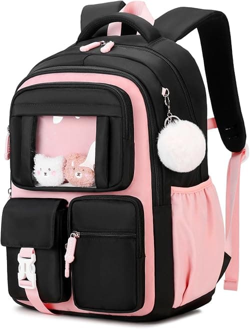 PIG PIG GIRL Kids Backpack for Girls School Bags for Middle School Students Book Bag for Elementary Primary School on Amazon.ae - Price Tracker