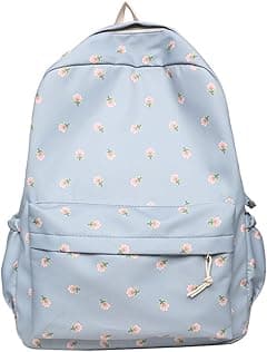 2024 Kawaii Floral Print Backpack with Pendant Preppy Backpack Cottagecore Bag Coquette Aesthetic Backpack Daypack - Amazon.ae Price Tracker