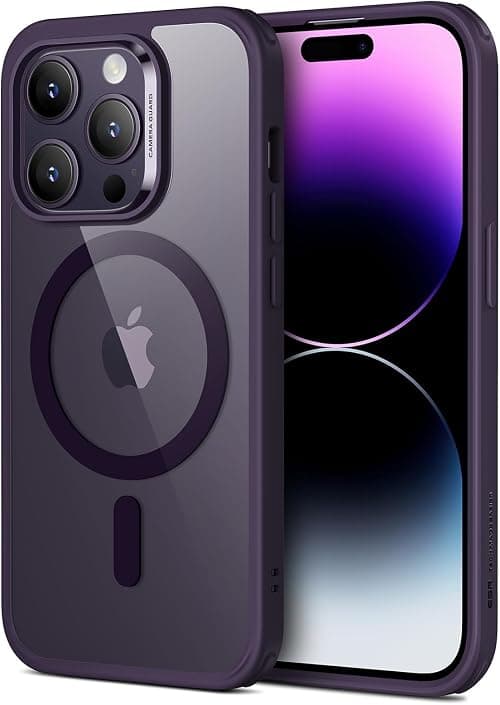 ESR for iPhone 14 Pro Case for MagSafe, Anti-Yellowing, Clear Purple على Amazon.ae - متتبع الأسعار
