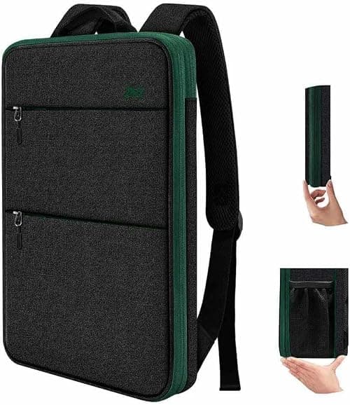 ZINZ Slim & Expandable Laptop Backpack 15 15.6 16 Inch Case, Water Resistant Travel Backpack Compatible with MacBook Pro/Neo 16" 15", Dell XPS 15 16 and Most 15" 15.6" 16" Notebooks on Amazon.ae - Price Tracker