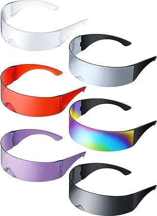 Sunglasses For Women Men Fashion Shield Rimless Wrap Around Sunglass Gradient Lens Trendy Oversize Sun Glasses on Amazon.ae - Price Tracker