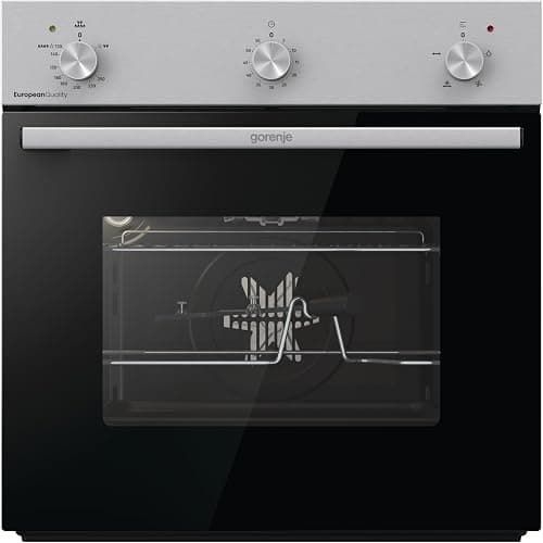 Gorenje BOG6622E00X 60cm Built-in Gas Oven – 54L Capacity, Dynamic Cooling, EcoClean Enamel, Mechanical Timer, Stainless Steel Finish on Amazon.ae - Price Tracker