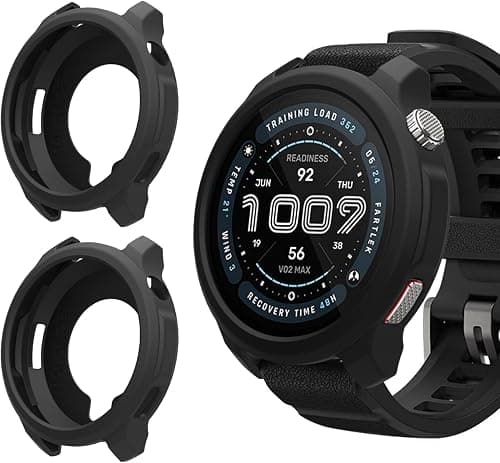 GIOPUEY Case Compatible with Amazfit Balance 2, [2 Pieces] Soft TPU Silicone Protective Case Cover – Black on Amazon.ae - Price Tracker