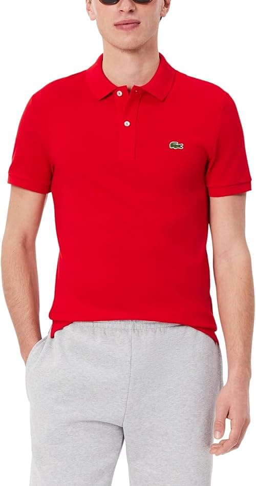 Lacoste mens Legacy Classic Pique Slim Fit Short Sleeve Polo Shirt Polo Shirt on Amazon.ae - Price Tracker