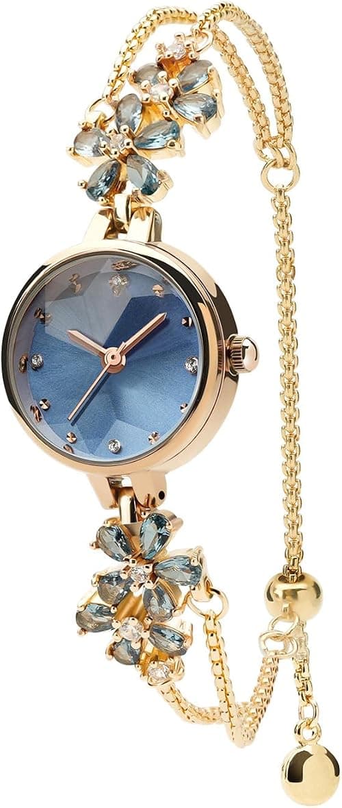 TIME100 Women's Watch Crystal Dial Ladies Fashion Dress Bracelet Quartz Waterproof Women Watch for Her, Gifts for Women, on Amazon.ae - Price Tracker