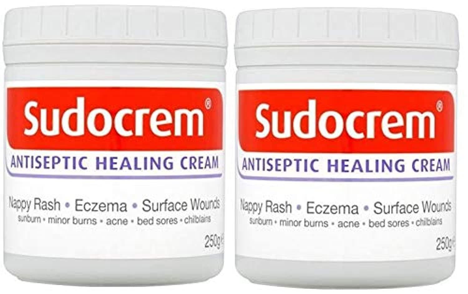 Sudocrem Antiseptic Healing Cream 250g, 2 Pack FM4137 on Amazon.ae - Price Tracker