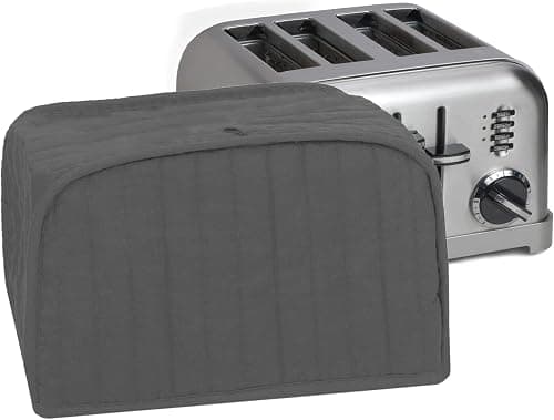 Ritz Premium Universal Four Slice Toaster Cover, 11.25" x 7.25" x 10.5", Polyester and Cotton Quilted, Fingerprint Protector, Super Soft Appliance Cover And Dust Cover, Graphite on Amazon.ae - Price Tracker