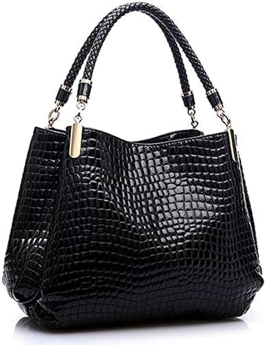 Crocodile design with strap,PU leather handbag for ladies on Amazon.ae - Price Tracker