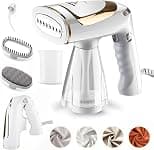 Oasisgalore Portable Mini Handheld Steam Iron for Clothes Garment Travel, كواية بخار للسفر 1600 W steamer with 250ml Large Detachable Water Tank, 30 Second Fast Heat-up, Auto-Off Garment Steamers - Best Deal Finder