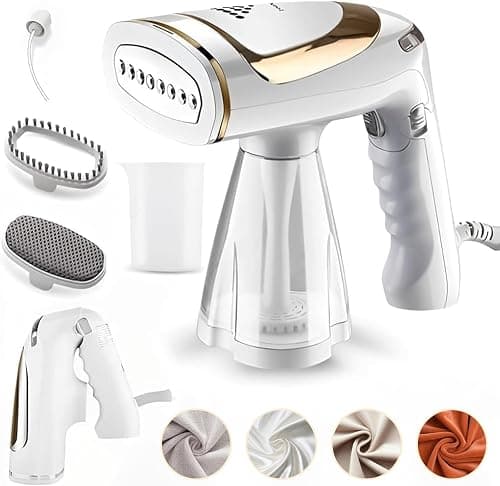 Oasisgalore Portable Mini Handheld Steam Iron for Clothes Garment Travel, كواية بخار للسفر 1600 W steamer with 250ml Large Detachable Water Tank, 30 Second Fast Heat-up, Auto-Off Garment Steamers on Amazon.ae - Price Tracker