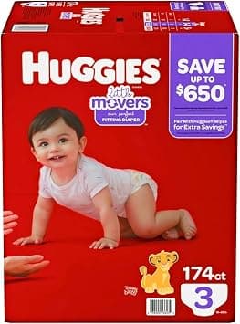 Huggies Little Movers Diapers Size 3-174 ct - Best Deal Finder