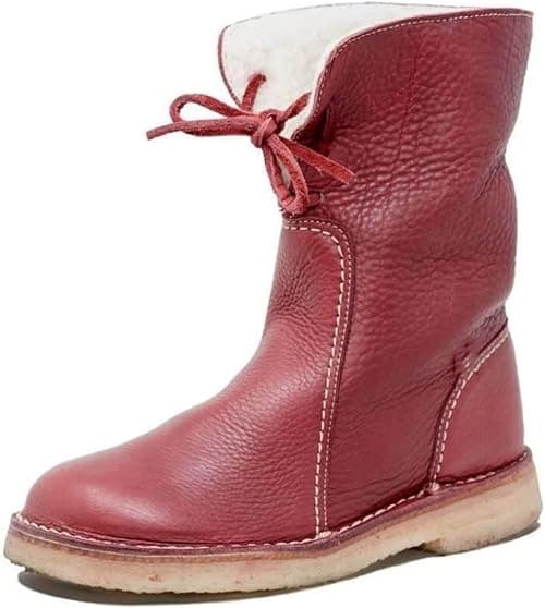 Ladmiple Womens Snow Boots Winter Shoes with Fur Lined Warm Lace Up Ankle Booties Comfort Outdoor Anti Slip Combat Boots on Amazon.ae - Price Tracker