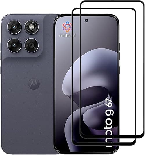 for Motorola Moto G67 5G / Moto G77 5G Screen Protector Tempered Glass, Full Coverage HD Anti-Scratch Bubble-Free Tempered Film with High Response [2 Pack] on Amazon.ae - Price Tracker