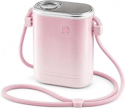 Wearable Neck Fan Pink, USB Rechargeable Personal Cooling Device for Hot Weather, Lightweight Hands-Free Design for Sports Travel Hiking, 3-Speed Quiet Adjustable Airflow Strength على Amazon.ae - متتبع الأسعار