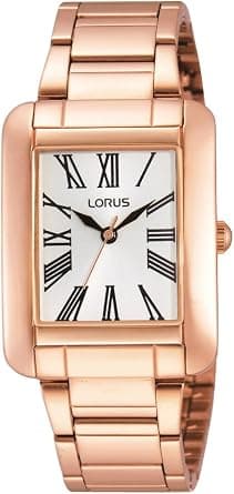 Lorus White Dial Rose Gold Plated Stainless Steel Bracelet Ladies Watch RRS78UX9 on Amazon.ae - Price Tracker