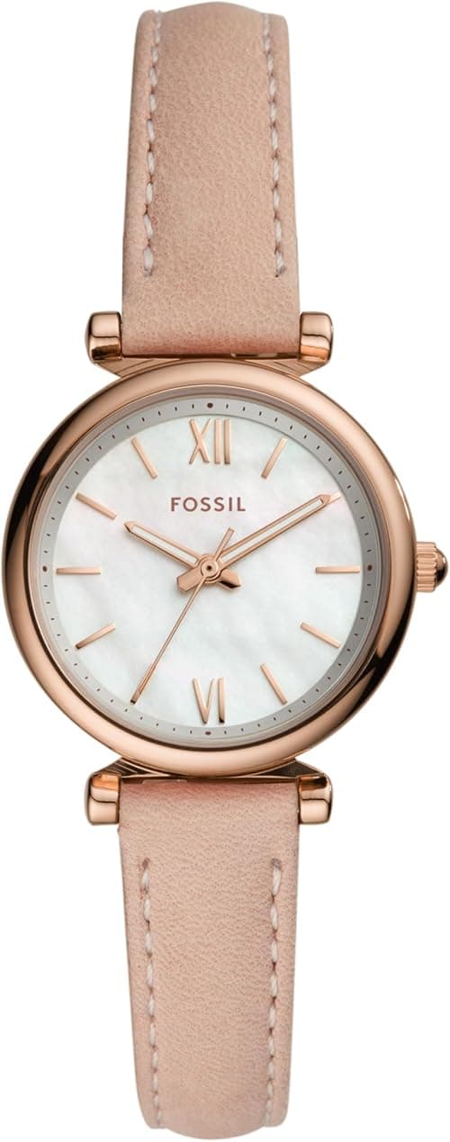 Fossil Women's Carlie Mini Stainless Steel Quartz Watch on Amazon.ae - Price Tracker