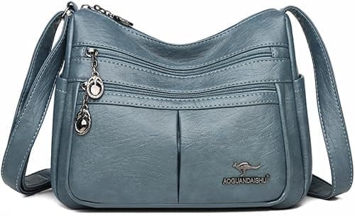 2023 Trend Women's Soft Brand Leather Shoulder Bags Multi-Layer Classic Crossbody Bag Luxury Designer Handbag Purse on Amazon.ae - Price Tracker