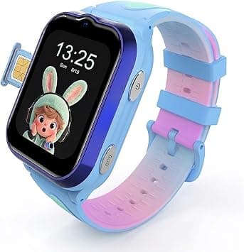 Kids Safety Smartwatch 4G with GPS, Video Call, SOS Button, IP67 Water-Resistant, Benco Genius K1 1.7″ Display – Blue + Free Pencil Case على Amazon.ae - متتبع الأسعار