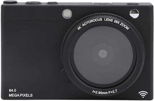 Dpofirs Dpofirs 4K Digital Camera With 64MP Autofocus | 2.83-Inch Screen 28X Zoom Compact Travel Camera For Photography And Video on Amazon.ae - Price Tracker