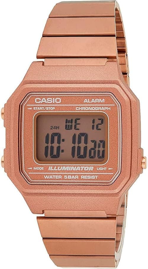 Casio Unisex Watch - B650WC-5ADF Rose Gold Dial, Rose Gold Band on Amazon.ae - Price Tracker