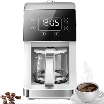 Coffee Maker Drip Coffee Maker 5-10 Cup American Coffee Machine with Built-in Grinder 780ml Water Tank Keep Warm Coffee Pot Countertop Americano Grind and Coffee Bean/Powder - Best Deal Finder