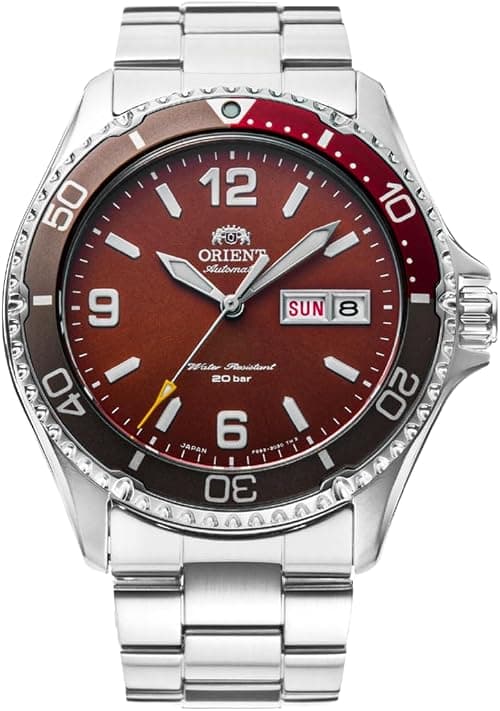ORIENT Kamasu/Mako III Men's Automatic Manual Winding Sports Steel or Silicone Divers' Watch with Screw Crown and Sapphire Crystal على Amazon.ae - متتبع الأسعار