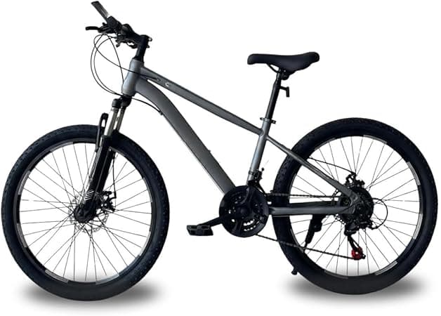 Mountain Bike Set 24 Inch | 21 Speed Gear System | Heavy-Duty Steel Frame Bicycle | Versatile All-Terrain MTB on Amazon.ae - Price Tracker