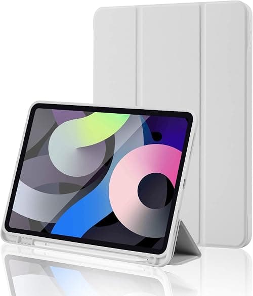 AWH iPad 10th Generation Case 2022 with Pencil Holder iPad 10.9 Inch Case 2022, Soft TPU Back 10th Gen Cover iPad Protective Smart Trifold Stand Case for iPad 10 Generation, Auto Wake/Sleep, Gray on Amazon.ae - Price Tracker