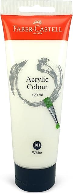Faber-Castell Acrylic Colour Paint 120 Ml Tube White, 378301 - Amazon.ae Price Tracker