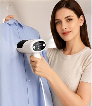 Handheld Garment Steamer Dryer HY-GTJ2026, 2-in-1 Steam & Dry Iron, 30 Second Fast Heat-Up, Smart Temperature Control, Portable Clothes Steamer with Detachable Water Tank for Home, Travel & Dorm Use على Amazon.ae - متتبع الأسعار