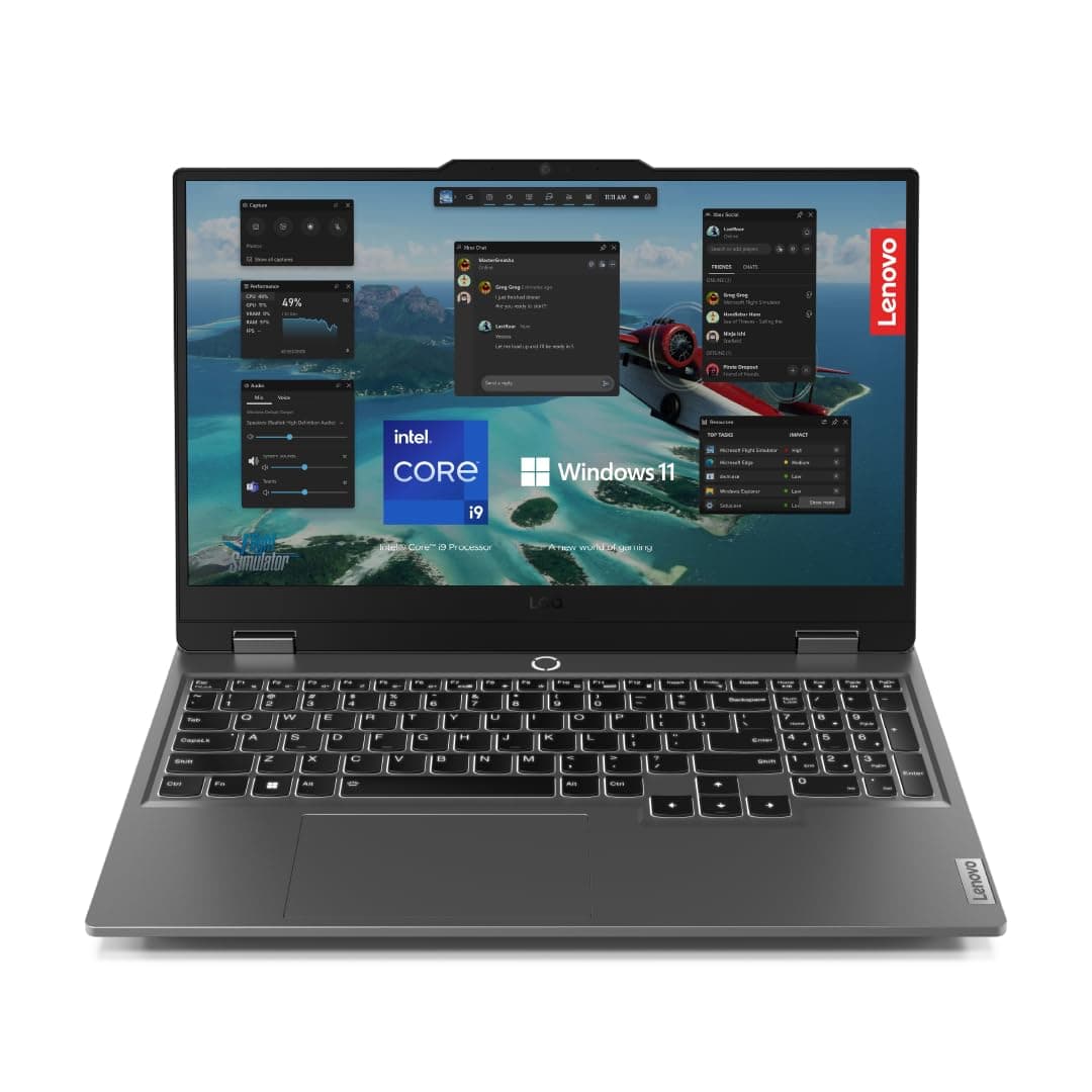 Lenovo LOQ 15IAX9 Gaming Laptop with LA1 AI Chip, 15.6" FHD 144Hz Display, Intel i5-12450HX, 24GB RAM, 512GB SSD, RTX 4050 6GB, Backlit Eng- Ar KB, Win 11, Luna Grey - [83GS00C3AX] on Amazon.ae - Price Tracker