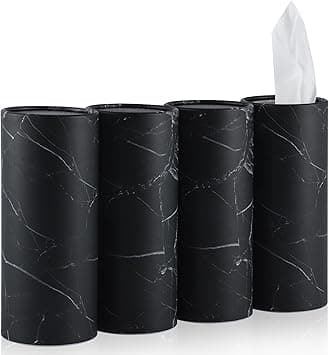 SINGARO Car Tissue Holder, 4 Pack Car Cup Holder Facial Tissues with Kleenex Travel Tissue Bag, Quick and Convenient Flower Combination Car Tissue Box(4 Canisters/200 Tissues) Black - Amazon.ae Price Tracker