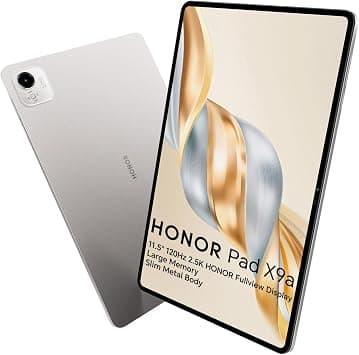 HONOR Pad X9A 6GB 128GB WiFi Tablet, Fullview Screen 11.5 Inch 120Hz 2.5K, Qualcomm 6nm Snapdragon 685, 4 Speakers, 8300mAh Battery, Metal Body, Android 15, Google Service, Grey on Amazon.ae - Price Tracker